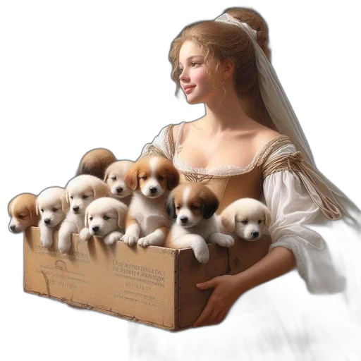 oil painting, photorealistic, concept art, fantasy art transparent PNG cut-out