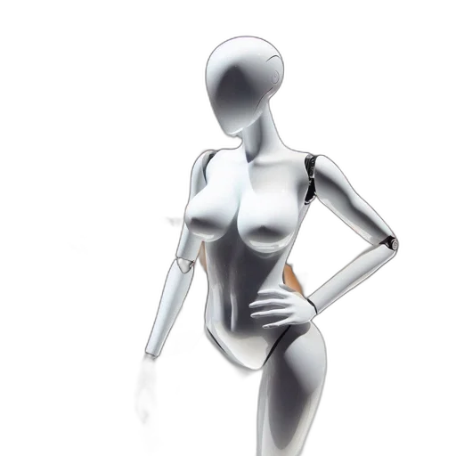 robot, dress, jewelry, staff transparent PNG cut-out