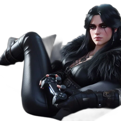 jacket, concept art, fantasy art, cyberpunk transparent PNG cut-out