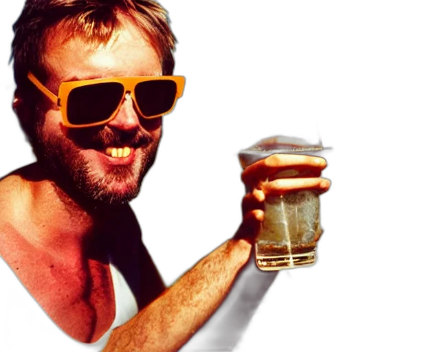 selfie, content, bloke, wearing transparent PNG cut-out