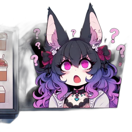anime, pixel art, vaporwave, concept art transparent PNG cut-out