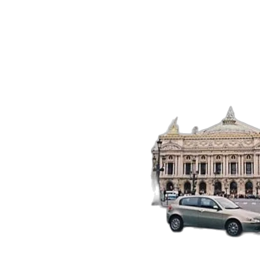 car, building, staff, crown transparent PNG cut-out