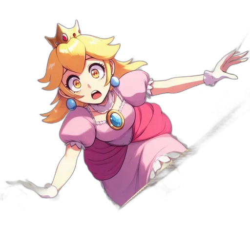 dress, staff, crown, weapon transparent PNG cut-out