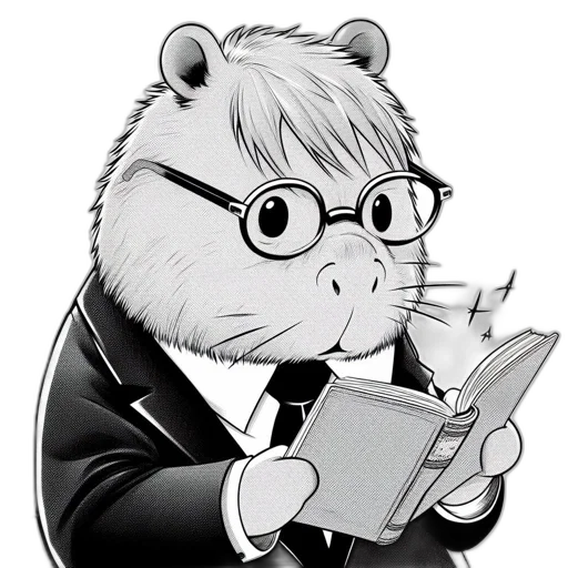 staff, animal, cartoon, comic book art transparent PNG cut-out
