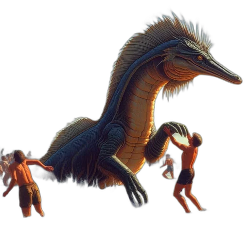 dragon, creature, animal, concept art transparent PNG cut-out