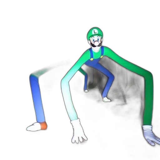 robot, creature, mask, staff transparent PNG cut-out