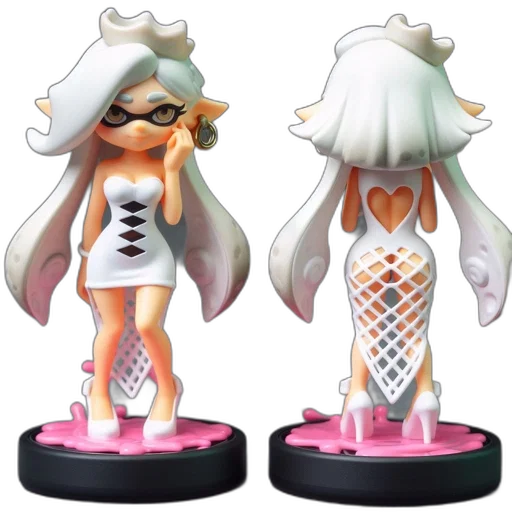 dress, concept art, 3d render, vaporwave transparent PNG cut-out