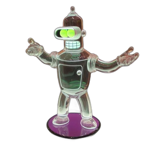 robot, 3d render, concept art, transparent transparent PNG cut-out