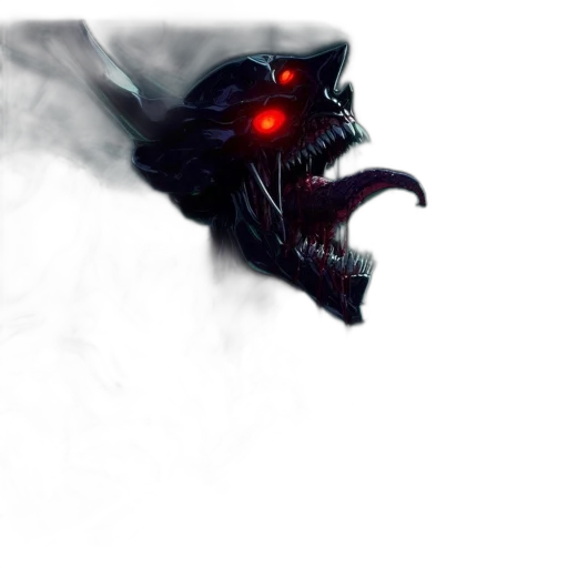 dragon, mask, creature, face transparent PNG cut-out