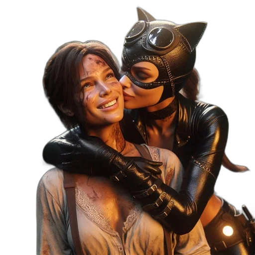 mask, comic book art, photorealistic, concept art transparent PNG cut-out