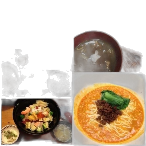food, photorealistic, monochrome, collage transparent PNG cut-out