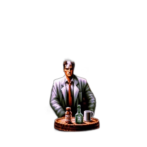 staff, robot, jacket, furniture transparent PNG cut-out