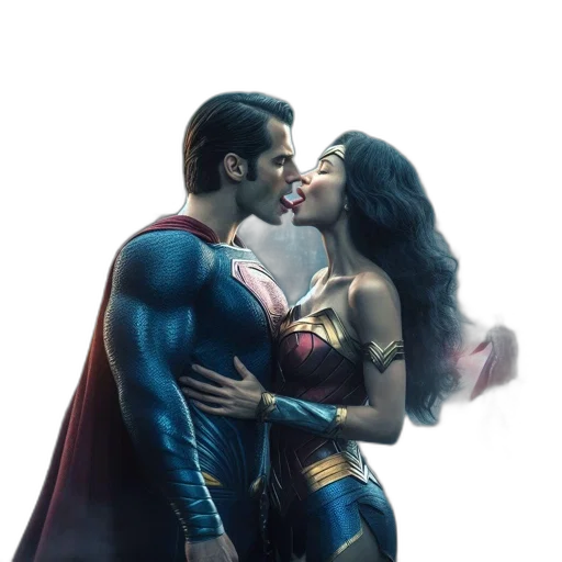 comic book art, concept art, neon lights, underwater transparent PNG cut-out