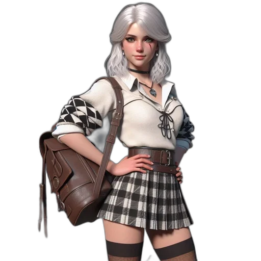 jacket, staff, concept art, fantasy art transparent PNG cut-out