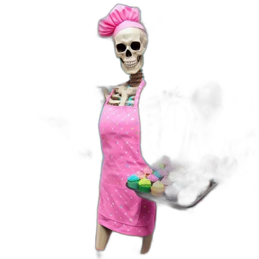 staff, dress, mask, food transparent PNG cut-out