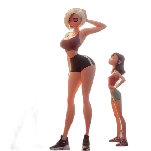 hat, dress, concept art, 3d render transparent PNG cut-out
