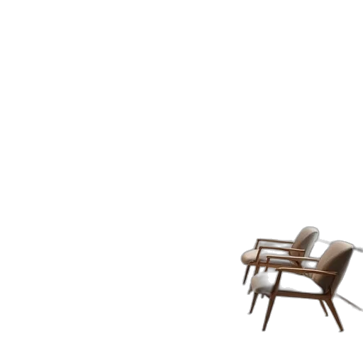 furniture, umbrella, animal, 3d render transparent PNG cut-out