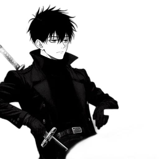 sword, weapon, staff, anime transparent PNG cut-out
