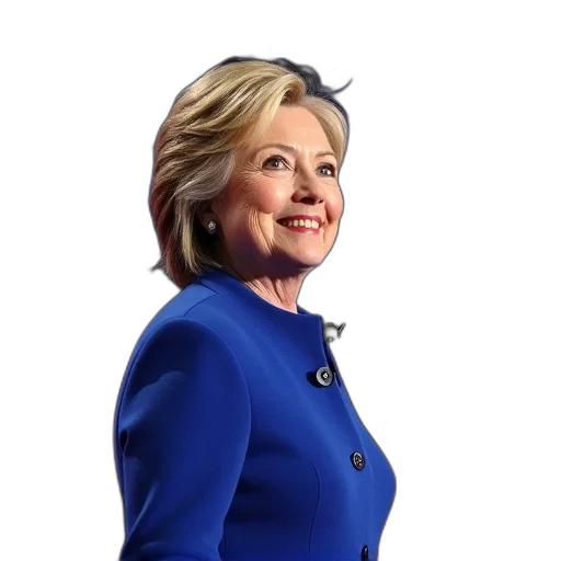 face, clinton, shown, image transparent PNG cut-out