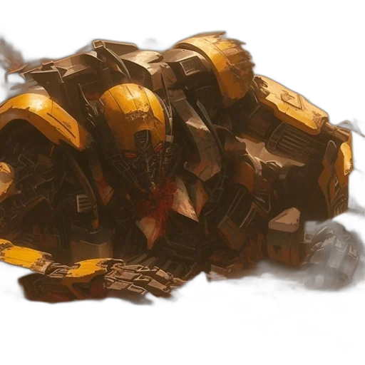 robot, weapon, concept art, fantasy art transparent PNG cut-out