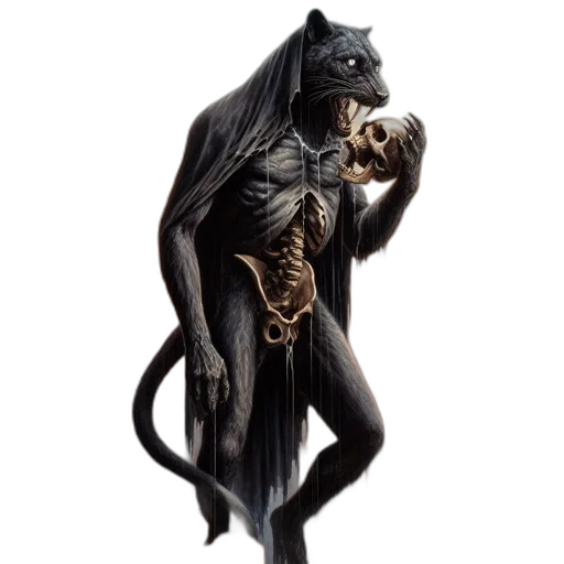 creature, animal, mask, concept art transparent PNG cut-out