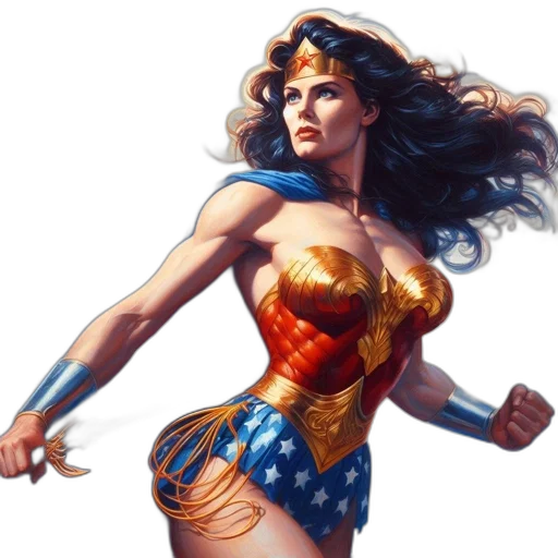 comic book art, concept art, fantasy art, photorealistic transparent PNG cut-out