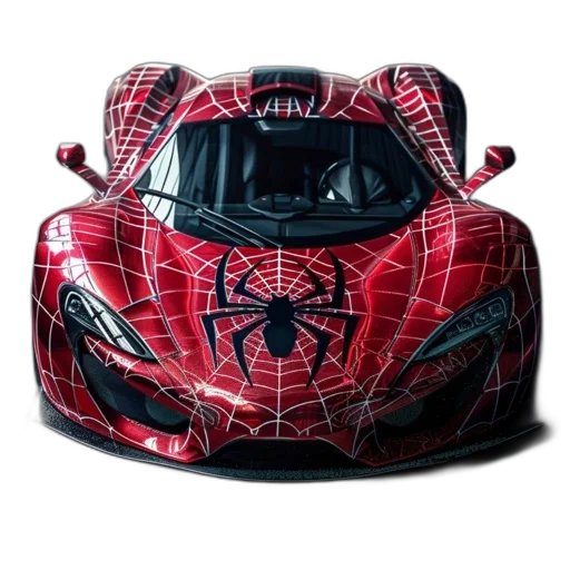 car, dragon, mask, 3d render transparent PNG cut-out
