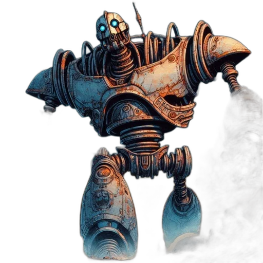 robot, staff, weapon, concept art transparent PNG cut-out