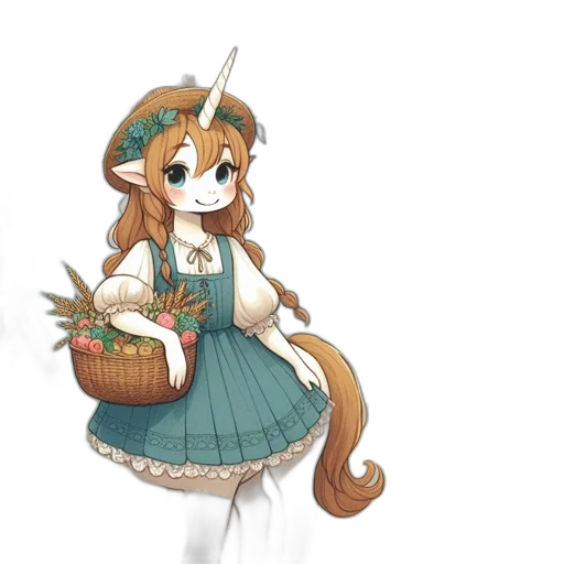 staff, dress, hat, dragon transparent PNG cut-out