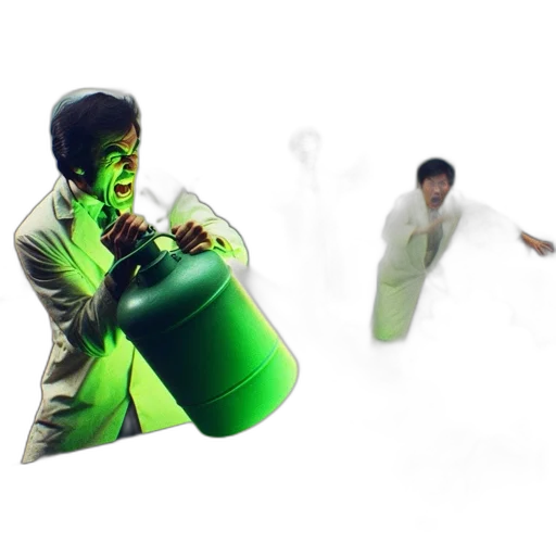 bottle, staff, concept art, 3d render transparent PNG cut-out