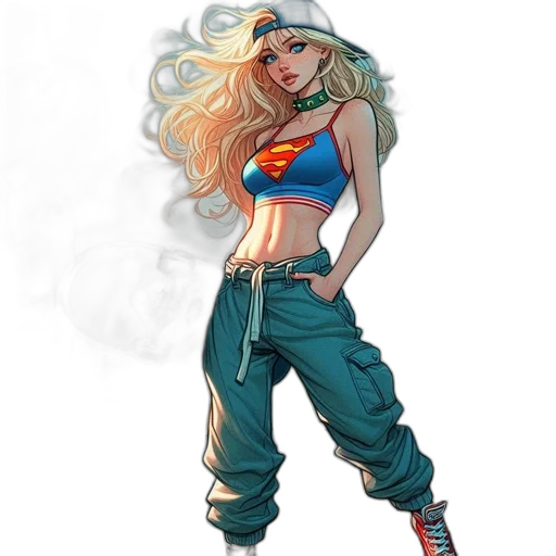 comic book art, concept art, cartoon, fantasy art transparent PNG cut-out