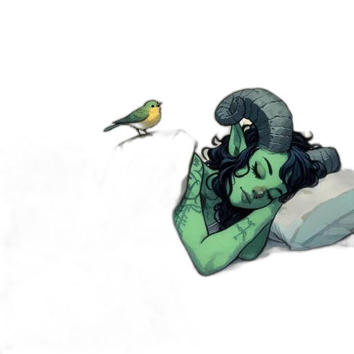creature, mask, concept art, comic book art transparent PNG cut-out