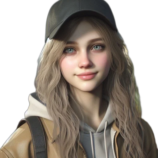 jacket, hat, face, weapon transparent PNG cut-out