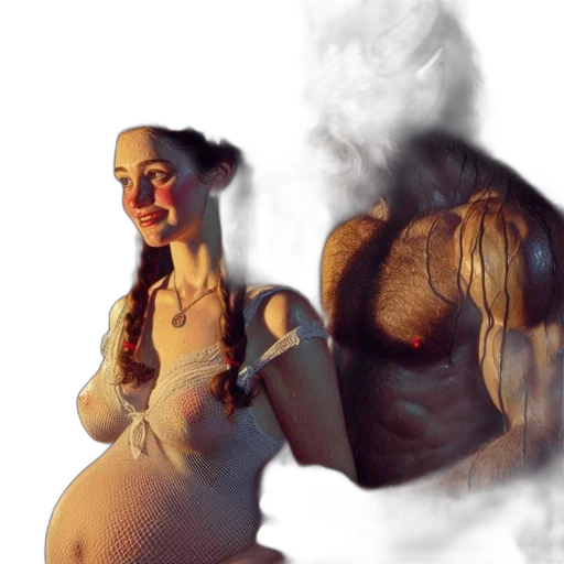 concept art, fantasy art, photorealistic, 3d render transparent PNG cut-out