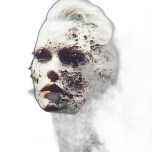 face, mask, robot, creature transparent PNG cut-out