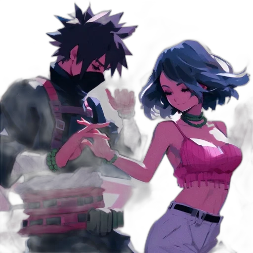 concept art, anime, comic book art, cyberpunk transparent PNG cut-out