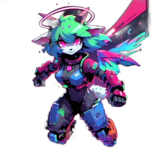 robot, weapon, creature, jacket transparent PNG cut-out