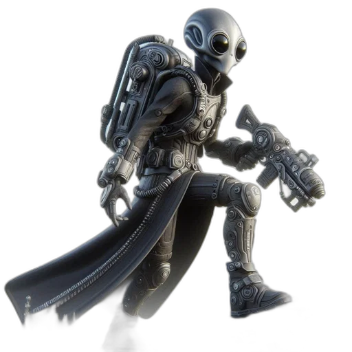 robot, weapon, sword, concept art transparent PNG cut-out