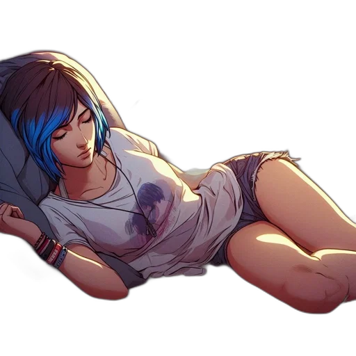 concept art, anime, watercolor, pixel art transparent PNG cut-out