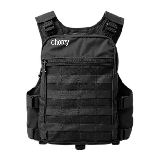 jacket, weapon, cyberpunk, black transparent PNG cut-out