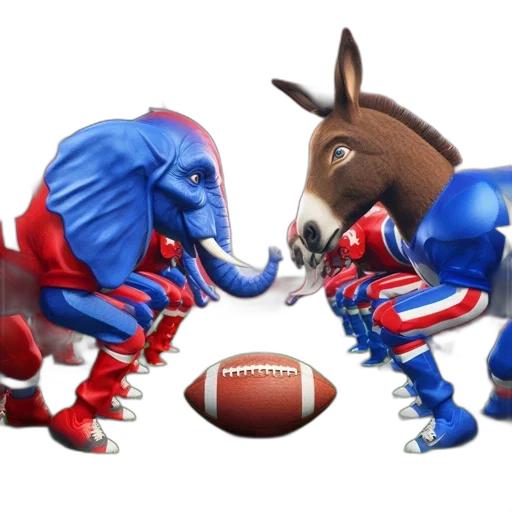 political, cartoon, featuring, anthropomorphic transparent PNG cut-out