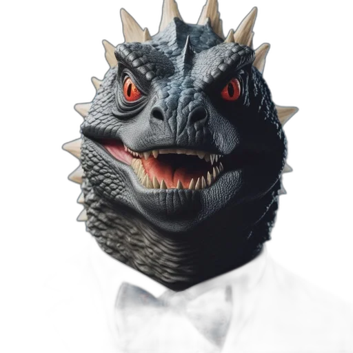 dragon, animal, creature, mask transparent PNG cut-out