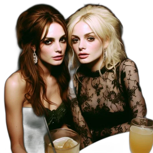 jewelry, dress, jacket, hair transparent PNG cut-out