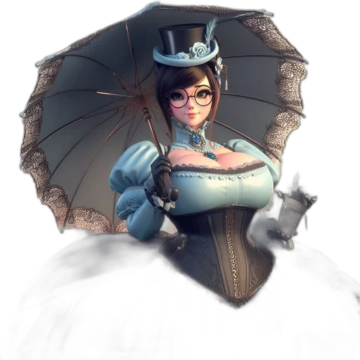 umbrella, hat, staff, crown transparent PNG cut-out