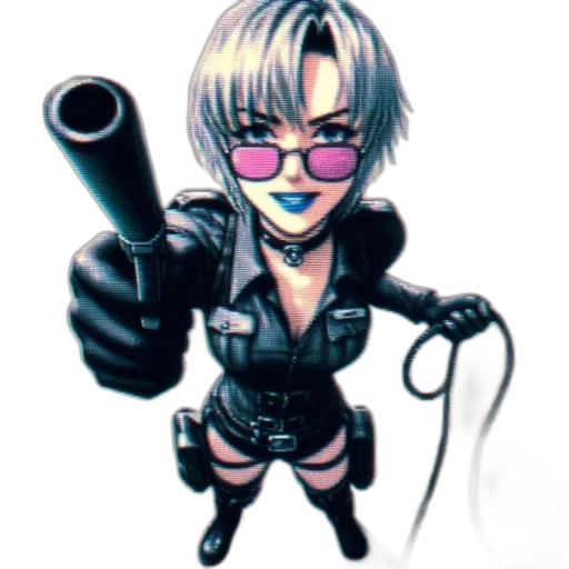 weapon, staff, robot, cyberpunk transparent PNG cut-out
