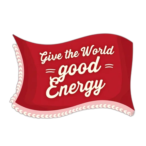 stylized, illustration, red, flag transparent PNG cut-out