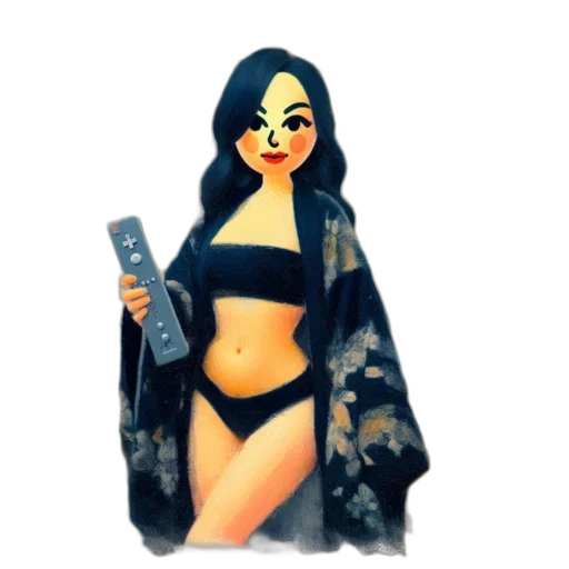 dress, jacket, cartoon, concept art transparent PNG cut-out