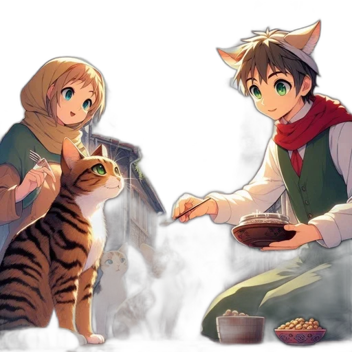 food, concept art, anime, fantasy art transparent PNG cut-out