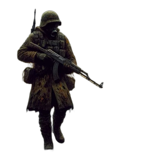 weapon, jacket, staff, sword transparent PNG cut-out