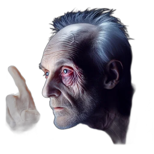 face, mask, concept art, photorealistic transparent PNG cut-out